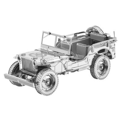 METAL EARTH 3D-Puzzle Jeep Willys MB Overland (ICONX)