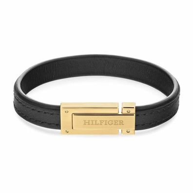 Schwarzes Lederarmband für Männer 2790561