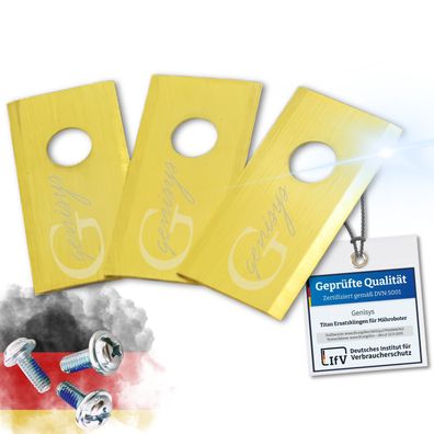 Ersatz Titan Messer Klingen für LandXcape LX Mähroboter - LongLife - bruchsicher