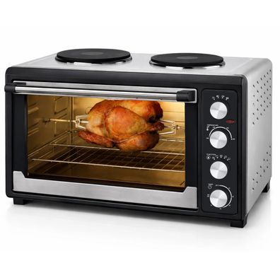 60 l Mini Backofen Kochplatten | Kleinküche | Miniofen | Pizzaofen