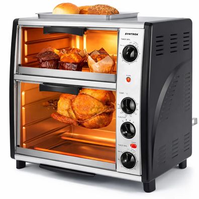 42 l Kleiner Mini Backofen | Miniofen | Pizzaofen | Pizzabackofen