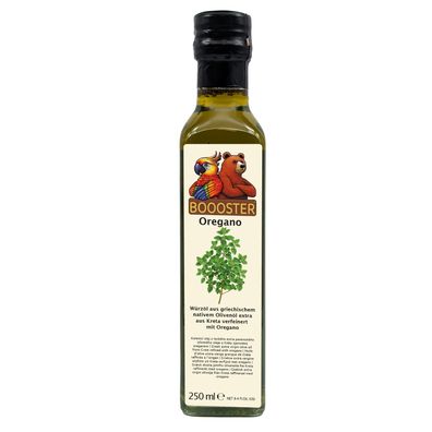 Apsu Boooster Oregano Würz-Öl 250ml Natives Olivenöl Extra aus griechischen Oliven
