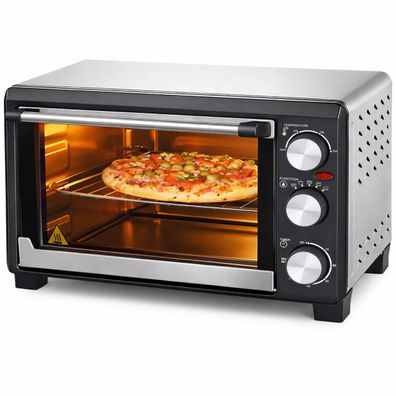 18 l Kleiner Mini Backofen | Miniofen | Pizzaofen | Pizzabackofen