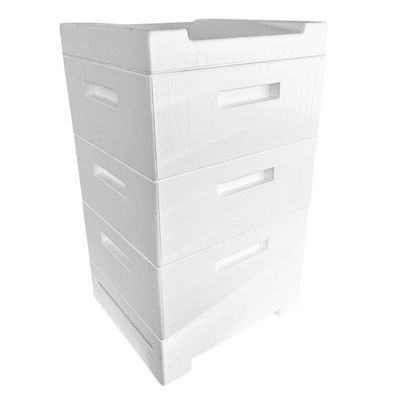 Frankenbeute Komplettbeute (1x Hochboden 3x Zarge 1x Deckel mit Futteraussparung)