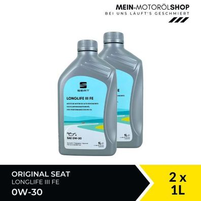 Original Seat LongLife III/3 FE SAE 0W-30 504.00 / 507.00 2x1 Liter
