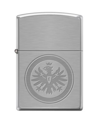 Zippo Feuerzeug Eintracht Frankfurt chrom matt