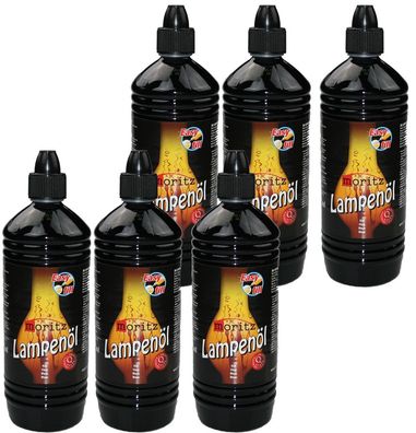 Bio Lampenöl 6 Liter klar für Garten-Fackeln Öllampen Bambusfackeln Wandfackel