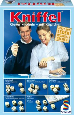 Kniffel® mit Lederwürfelbecher Familienspiel