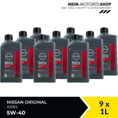Nissan 5W-40 A3/B4 9x1 Liter