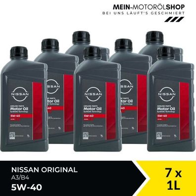 Nissan 5W-40 A3/B4 7x1 Liter