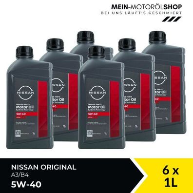 Nissan 5W-40 A3/B4 6x1 Liter