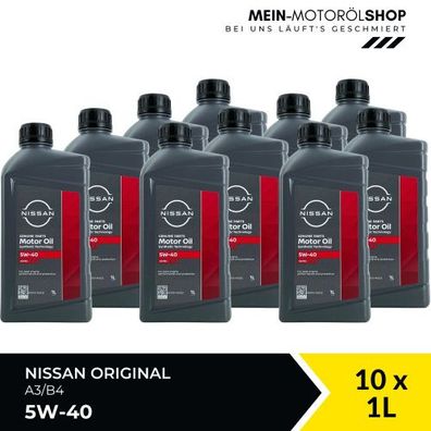 Nissan 5W-40 A3/B4 10x1 Liter