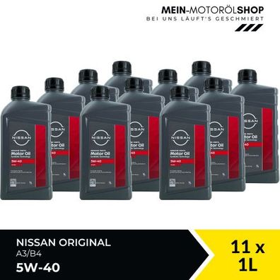 Nissan 5W-40 A3/B4 11x1 Liter