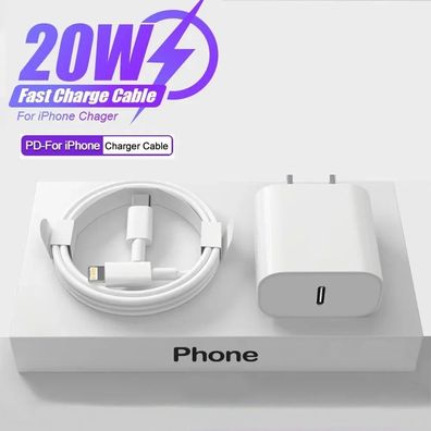 30W PD 3.0 USB-C Charger for iPad Air/Pro/Mini & iPhone, Quick Charging Cable A16 202