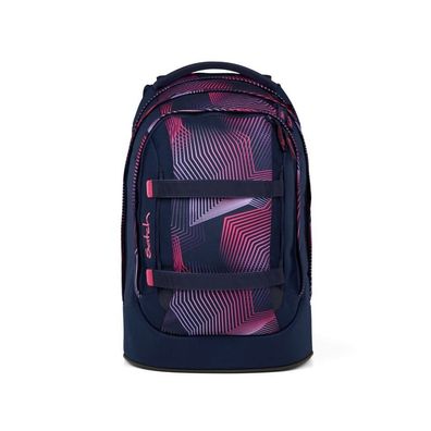 Satch Pack Schulrucksack Seismic Pink schwarz lila rosa 30l Rucksack Schulranzen