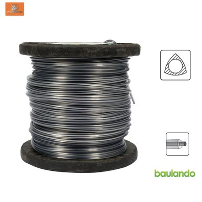 Filo per falciatura, filo per decespugliatore triangolare con anima interna 2,7 mm x
