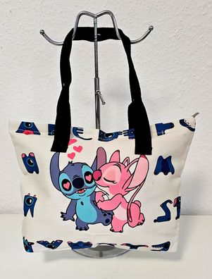 Unisex Canvas Beuteltasche Tasche Handtasche Reißverschluss Comic Print Hell/Bunt