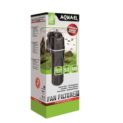 AquaEl Fan 2 Plus Innefilter für das Aquarium 100 - 150 Liter Liter 5,2 Watt
