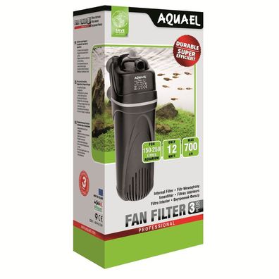 AquaEl Fan 3 Plus Innefilter für das Aquarium 150 - 250 Liter Liter 12 Watt