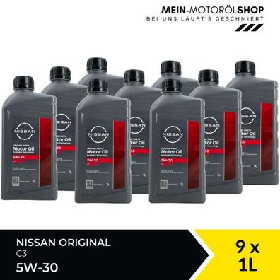 Nissan Original 5W-30 C3 9x1 Liter