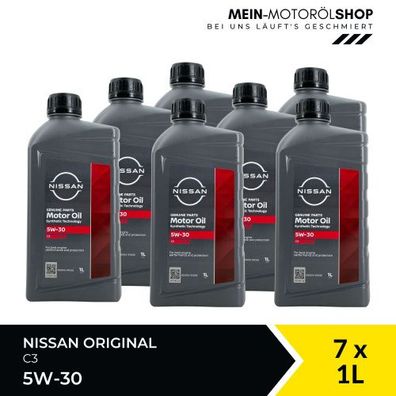Nissan Original 5W-30 C3 7x1 Liter