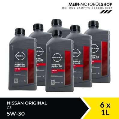 Nissan Original 5W-30 C3 6x1 Liter
