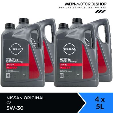 Nissan Original 5W-30 C3 4x5 Liter