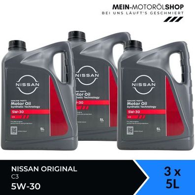 Nissan Original 5W-30 C3 3x5 Liter