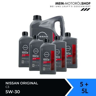 Nissan Original 5W-30 C3 5 + 5 Liter