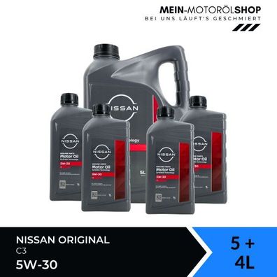 Nissan Original 5W-30 C3 5 + 4 Liter