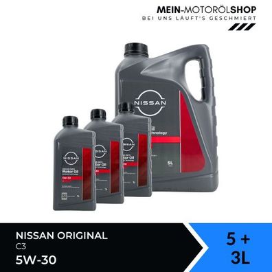 Nissan Original 5W-30 C3 5 + 3 Liter