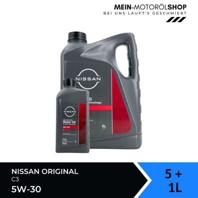 Nissan Original 5W-30 C3 5 + 1 Liter
