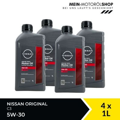 Nissan Original 5W-30 C3 4x1 Liter