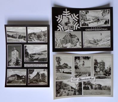 3 AK Oberwiesenthal Ansichtskarte DDR