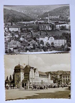 2 AK Aue Ansichtskarte DDR