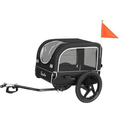 Sepnine 20303N Hunde-Fahrradanhänger für kleine und mittelgroße Hunde