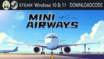 NEU PC Computer Spiel Mini Airways für Windows 10 11 STEAM Downloadcode Game Key
