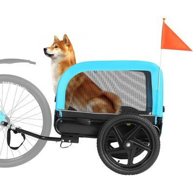 Sepnine 20303N Hundefahrradanhänger für kleine und mittelgroße Hunde, faltbar