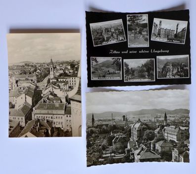 3 AK Zittau Ansichtskarte DDR