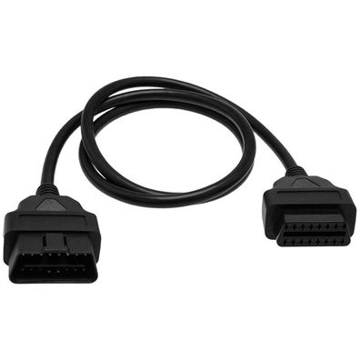 J15C OBD2 Verlängerungskabel 16 Polig Stecker auf Buchse Diagnoseadapter 150cm