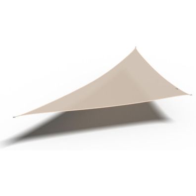 Coolfit Sonnensegel 3-Eck, altweiß 90° Bezug aus 285g/m² Polyethylen (HDPE), 500x500