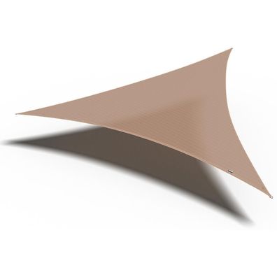 Coolfit Sonnensegel 3-Eck, sand Bezug aus 285g/m² Polyethylen (HDPE), 360x360x360 cm