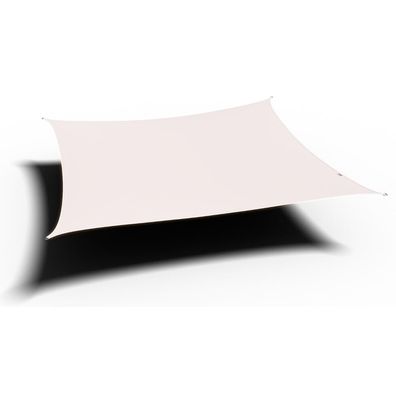 Dreamsail Sonnensegel Quadrat, creme Bezug aus 220g/m² Polyester, PU-beschichtet, 40
