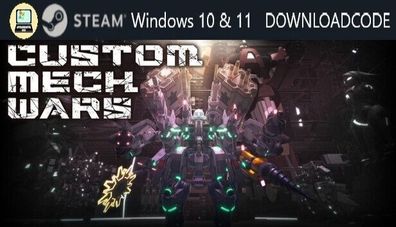 NEU PC Computer Spiel Custom Mech Wars für Windows 10 11 STEAM Download Code Key