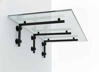 Glaszentrum Hagen 250x90 cm Glasvordach Klar BK-L