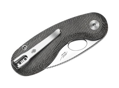 Kizer Microbe 14C28N Black Norplex UltreX Micarta