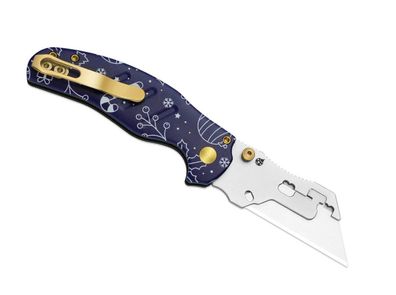 Kizer C01C 2.9 Purple G10 Sparkling Christmas Ornaments
