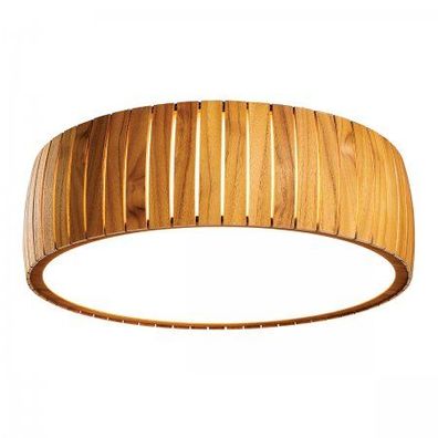 Elstead Lighting LED Deckenleuchte Teakfunier 50cm 3000K