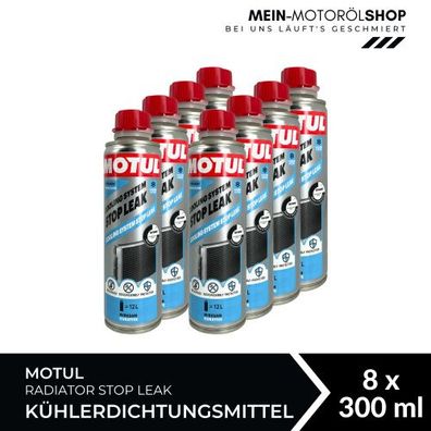 Motul Radiator Stop Leak Kühlerdichtungsmittel 8x300 ML