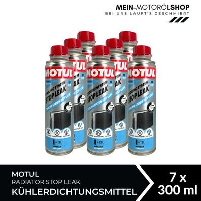 Motul Radiator Stop Leak Kühlerdichtungsmittel 7x300 ML